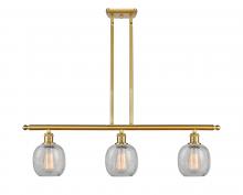 Innovations Lighting 516-3I-SG-G105 - Belfast - 3 Light - 36 inch - Satin Gold - Cord hung - Island Light