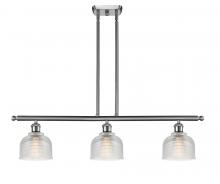  516-3I-SN-G412 - Dayton - 3 Light - 36 inch - Brushed Satin Nickel - Cord hung - Island Light