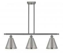 Innovations Lighting 516-3I-SN-MBC-8-SN - Berkshire - 3 Light - 36 inch - Brushed Satin Nickel - Cord hung - Island Light