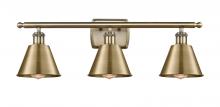  516-3W-AB-M8 - Smithfield - 3 Light - 27 inch - Antique Brass - Bath Vanity Light