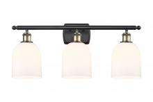 Innovations Lighting 516-3W-BAB-G558-6GWH - Bella - 3 Light - 26 inch - Black Antique Brass - Bath Vanity Light