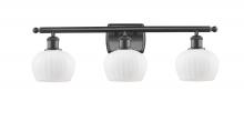  516-3W-OB-G91-LED - Fenton - 3 Light - 27 inch - Oil Rubbed Bronze - Bath Vanity Light