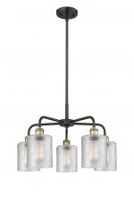  516-5CR-BAB-G112 - Cobbleskill - 5 Light - 23 inch - Black Antique Brass - Chandelier