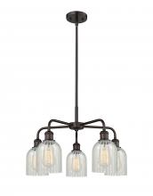  516-5CR-OB-G2511 - Caledonia - 5 Light - 23 inch - Oil Rubbed Bronze - Chandelier