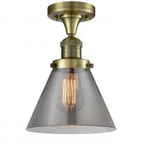 Innovations Lighting 517-1CH-AB-G43 - Cone - 1 Light - 8 inch - Antique Brass - Semi-Flush Mount