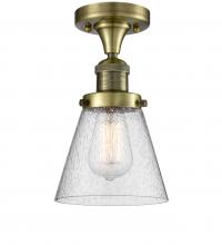 Innovations Lighting 517-1CH-AB-G64 - Cone - 1 Light - 7 inch - Antique Brass - Semi-Flush Mount