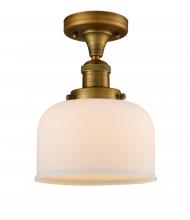 Innovations Lighting 517-1CH-BB-G71 - Bell - 1 Light - 8 inch - Brushed Brass - Semi-Flush Mount