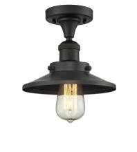 Innovations Lighting 517-1CH-OB-M5 - Railroad - 1 Light - 7 inch - Oil Rubbed Bronze - Semi-Flush Mount