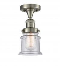 Innovations Lighting 517-1CH-SN-G184S-LED - Canton - 1 Light - 6 inch - Brushed Satin Nickel - Semi-Flush Mount