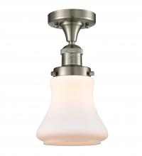 Innovations Lighting 517-1CH-SN-G191 - Bellmont - 1 Light - 6 inch - Brushed Satin Nickel - Semi-Flush Mount