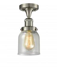 Innovations Lighting 517-1CH-SN-G54-LED - Bell - 1 Light - 5 inch - Brushed Satin Nickel - Semi-Flush Mount