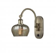 Innovations Lighting 518-1W-AB-G96 - Fenton - 1 Light - 7 inch - Antique Brass - Sconce