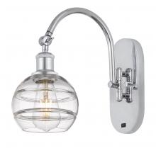 Innovations Lighting 518-1W-PC-G556-6CL - Rochester - 1 Light - 6 inch - Polished Chrome - Sconce