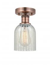 Innovations Lighting 616-1F-AC-G2511 - Caledonia - 1 Light - 5 inch - Antique Copper - Flush Mount