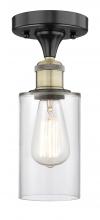 Innovations Lighting 616-1F-BAB-G802 - Clymer - 1 Light - 4 inch - Black Antique Brass - Semi-Flush Mount