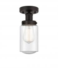 Innovations Lighting 616-1F-OB-G314 - Dover - 1 Light - 5 inch - Oil Rubbed Bronze - Semi-Flush Mount