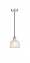 Innovations Lighting 616-1P-PN-G411 - Dayton - 1 Light - 6 inch - Polished Nickel - Cord hung - Mini Pendant