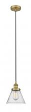 Innovations Lighting 616-1PH-BB-G44 - Cone - 1 Light - 8 inch - Brushed Brass - Cord hung - Mini Pendant