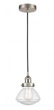 Innovations Lighting 616-1PH-SN-G324 - Olean - 1 Light - 7 inch - Brushed Satin Nickel - Cord hung - Mini Pendant