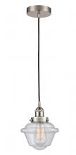 Innovations Lighting 616-1PH-SN-G534 - Oxford - 1 Light - 7 inch - Brushed Satin Nickel - Cord hung - Mini Pendant