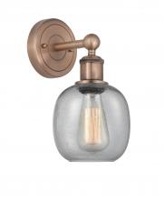 Innovations Lighting 616-1W-AC-G104 - Belfast - 1 Light - 6 inch - Antique Copper - Sconce