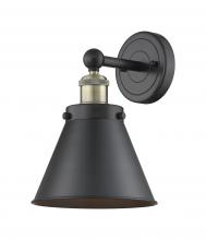 Innovations Lighting 616-1W-BAB-M13-BK - Appalachian - 1 Light - 8 inch - Black Antique Brass - Sconce