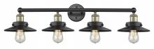 Innovations Lighting 616-4W-BAB-M6-BK - Edison - 4 Light - 35 inch - Black Antique Brass - Bath Vanity Light