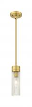 Innovations Lighting 617-1S-BB-G617-8SCL - Boreas - 1 Light - 3 inch - Brushed Brass - Stem Hung - Mini Pendant