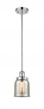  916-1S-PC-G58 - Bell - 1 Light - 5 inch - Polished Chrome - Mini Pendant