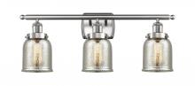  916-3W-SN-G58 - Bell - 3 Light - 26 inch - Brushed Satin Nickel - Bath Vanity Light