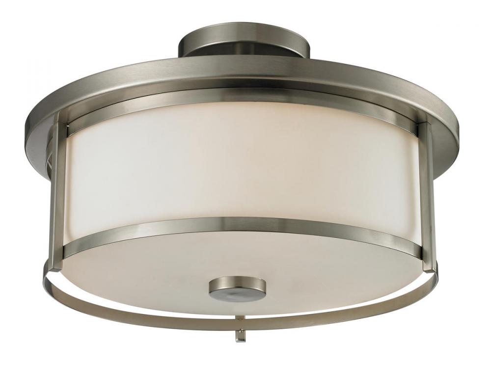 3 Light Semi Flush Mount