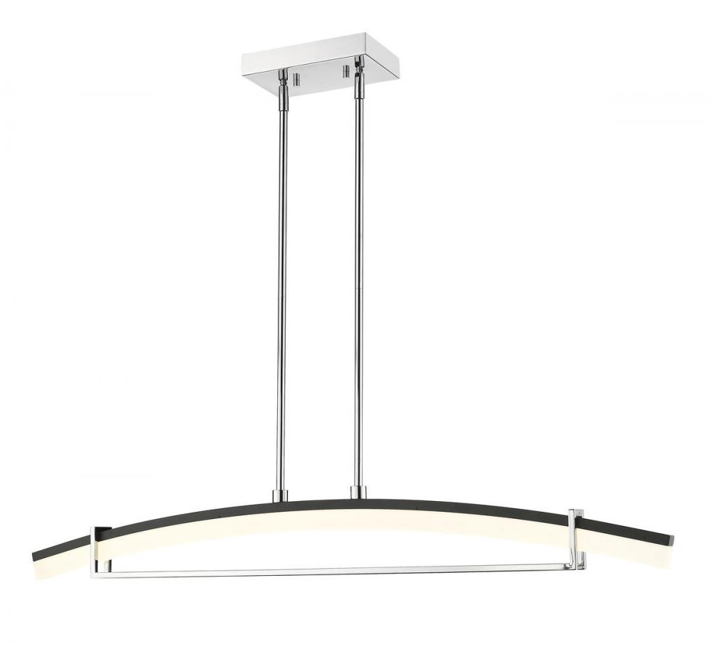 1 Light Linear Chandelier