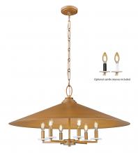  1953-32SGD - 6 Light Pendant