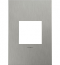  AWC1G2BS4 - Brushed Stainless Steel, 1-Gang Wall Plate