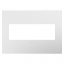  AD3WP-WHW - EX CAP FPC WP, WHITE ON WHITE WALL PLATE, WHITE ON WHITE