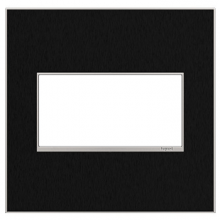  AWM2GBLS4 - Black Stainless, 2-Gang Wall Plate