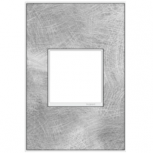  AWM1G2SP4 - Spiraled Stainless, 1-Gang Wall Plate