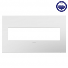  AWP4GWH4 - Gloss White, 4-Gang Wall Plate