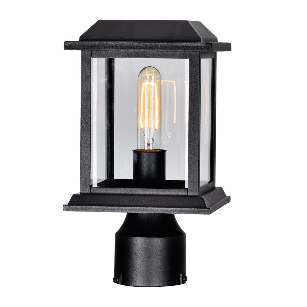 Blackbridge 1 Light Outdoor Black Lantern Head