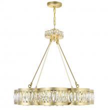  9906P31-8-208 - Nova 8 Light Chandelier With Champagne Finish