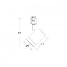 WAC Canada J-7012-CS-WT - Ocularc 7012 - 5CCT Track Luminaire