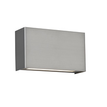  WS-25612-SN-EM - BLOK 12IN SCONCE 3000K W/ EMRGNCY BTTRY