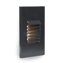 WAC Canada 4061-30BK - LED Low Voltage Vertical Louvered Step and Wall Light