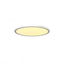  FM-252124-CS-WT - Round 24" Flush Mount 5CCT