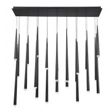 Modern Forms Canada PD-41723L-BK - Cascade Multilight Pendant Light