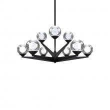 Modern Forms Canada PD-82027-BK - Double Bubble Chandelier Light