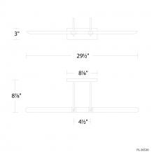 Modern Forms Canada PL-36530-35-BK - Ansel Picture Light