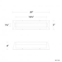 Modern Forms Canada WS-1520-30-BN - Swale Bath Vanity Light