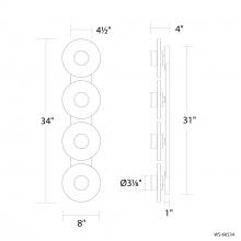 Modern Forms Canada WS-66534-BN - Fresco Bath Vanity Light