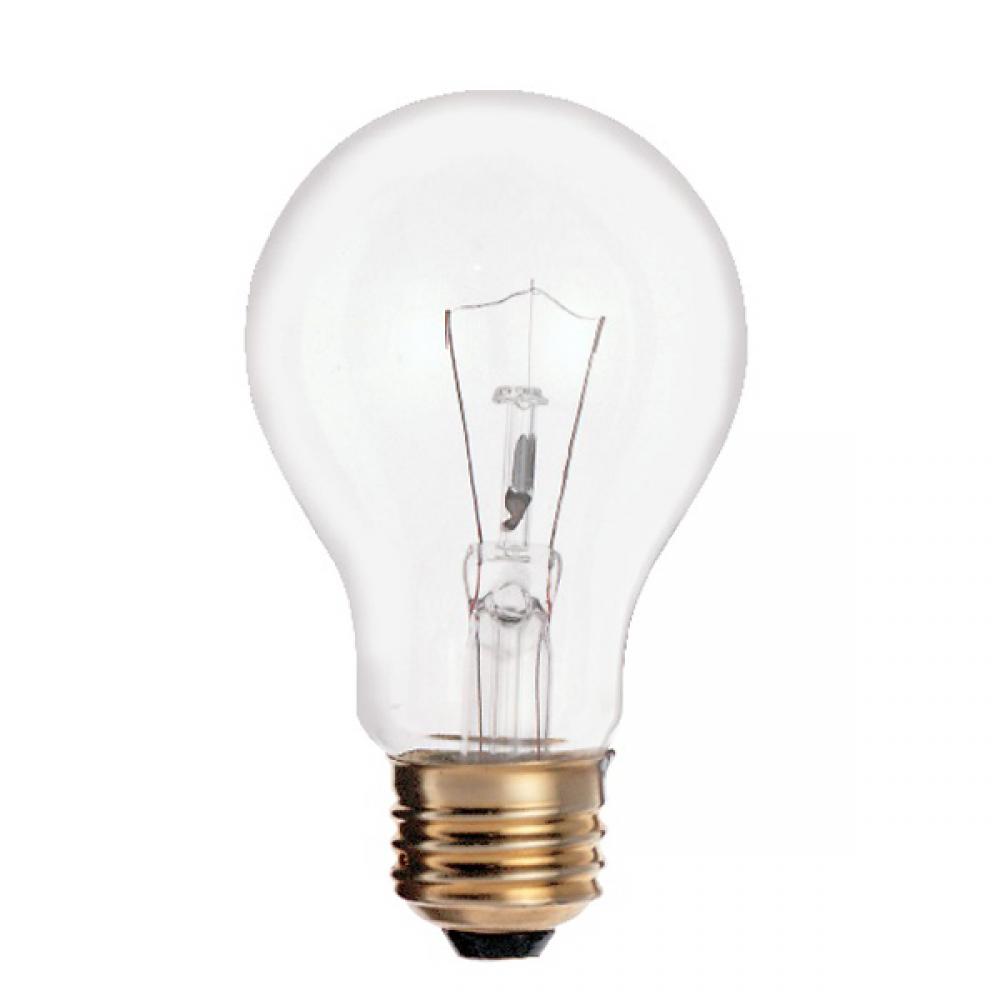 90 Watt A19 Incandescent; Clear; 8000 Average rated hours; 1000 Lumens; Medium base; 120 Volt